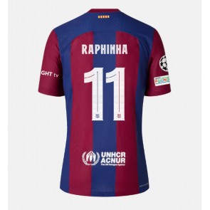 Barcelona Raphinha Belloli #11 Domaci Dres 2023-24 Kratak Rukavima